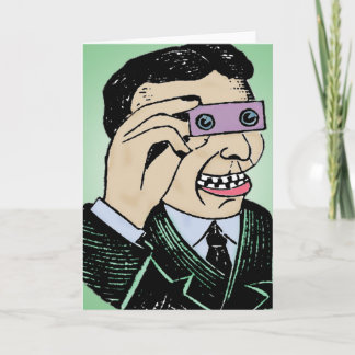 Tarjeta de felicitación del visor