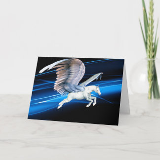 Tarjeta de felicitación del vuelo de Pegaso