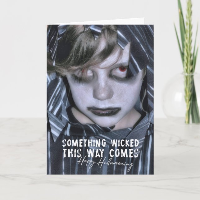 Tarjeta de felicitación DEVILISH (Anverso)