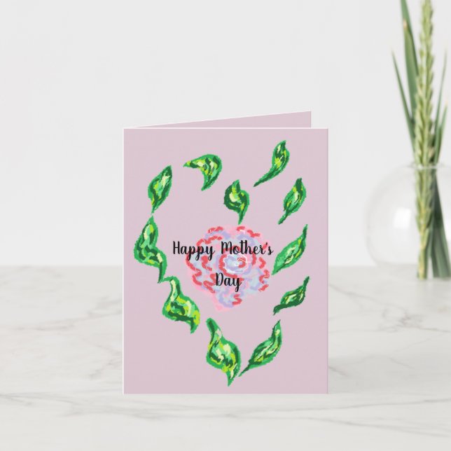Tarjeta de Felicitación Día de la Madre (Anverso)