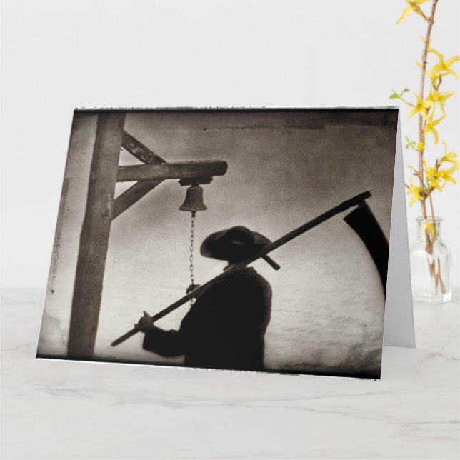 Tarjeta de felicitación Dia De Los Muertos (flor amarilla)