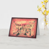 Tarjeta de felicitación Dia De Los Muertos