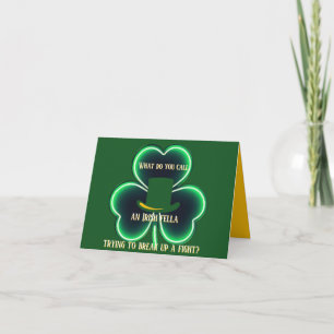 Tarjeta de felicitación "Día de San Patricio"