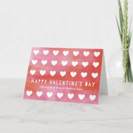 Tarjeta de felicitación Día de San Valentín con co