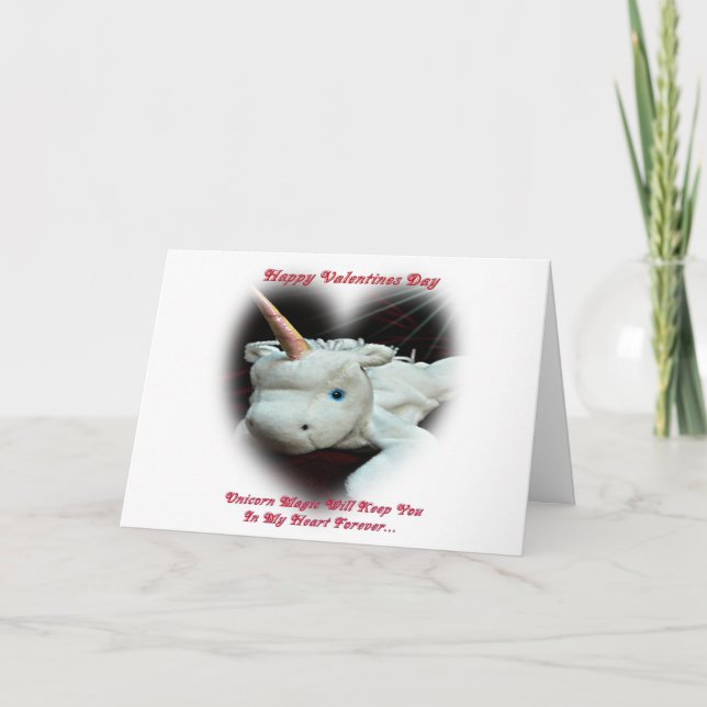 tarjeta de felicitación día de San Valentín unicor (Anverso)