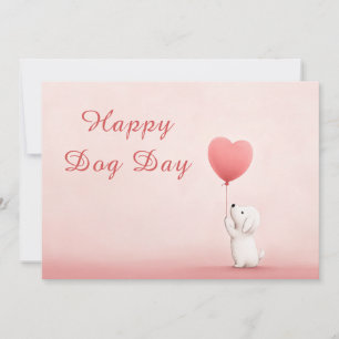 Tarjeta de Felicitación Día del Perro - Divertido 