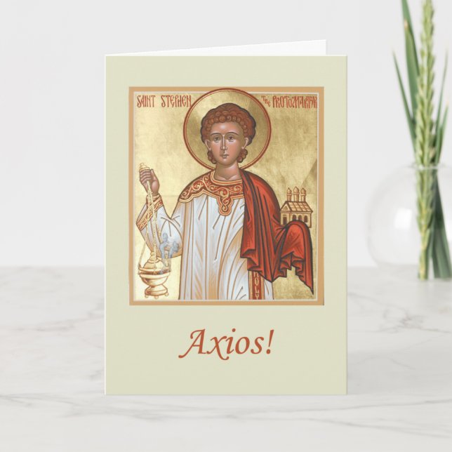 Tarjeta de felicitación Diaconate (Anverso)