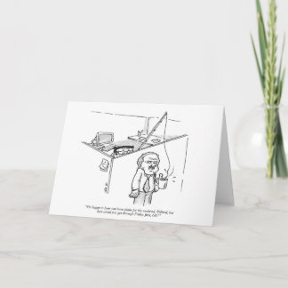 Tarjeta de felicitación - dibujo animado de la