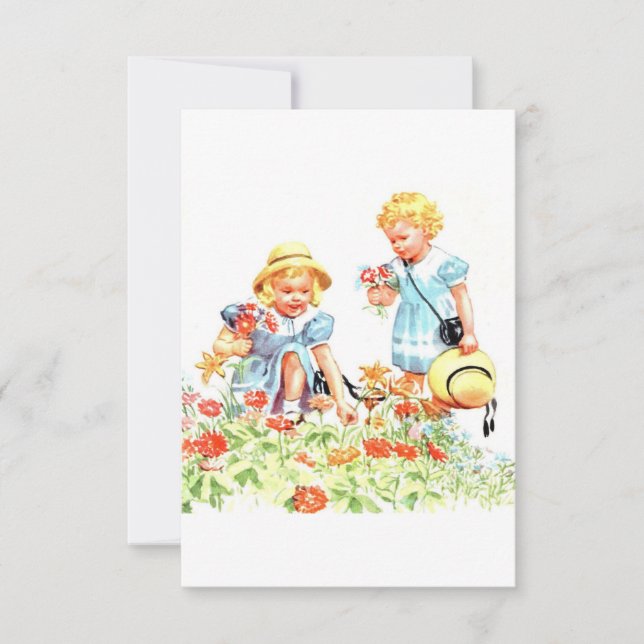 Tarjeta de felicitación Dick, Jane y Sally (Anverso)