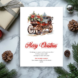 Tarjeta de felicitación digital de escena festiva