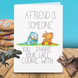 Tarjeta de felicitación DINOSAUR FRIENDS 2 de Nico