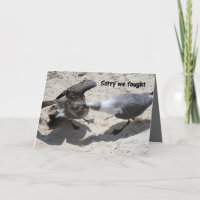 Tarjeta de felicitación - disculpa