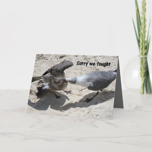 Tarjeta de felicitación - disculpa (Anverso)