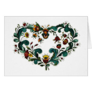 Tarjeta de felicitación - Diseño del corazón escan