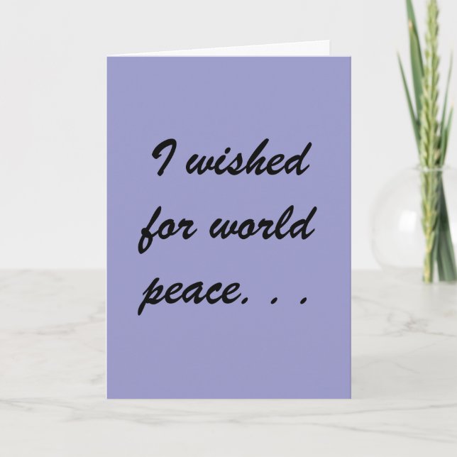 tarjeta de felicitación divertida (Anverso)