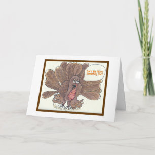 Tarjeta de felicitación divertida de la acción de
