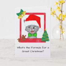 Tarjeta de Felicitación Divertida de Navidad de Ma
