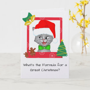 Tarjeta de Felicitación Divertida de Navidad de Ma