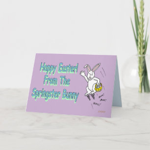 Tarjeta de felicitación divertida de Pascua