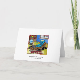 Tarjeta de felicitación divertida de psiquiatría