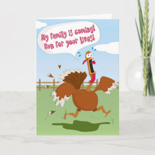 Tarjeta de felicitación divertida del día de la