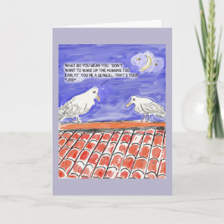 Tarjeta de felicitación divertida del feliz