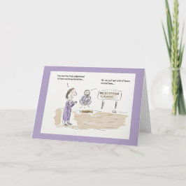 Tarjeta de felicitación divertida del feliz