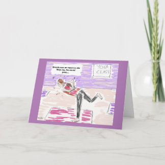 Tarjeta de felicitación divertida del feliz