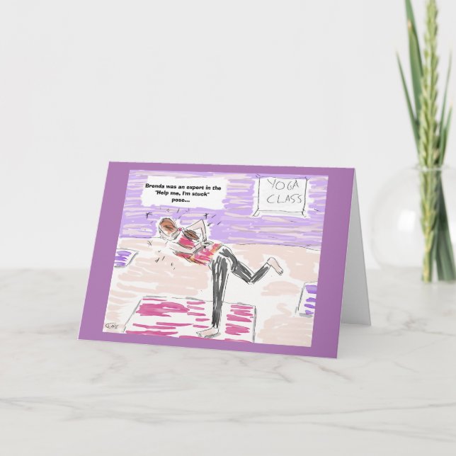 Tarjeta de felicitación divertida del feliz (Anverso)