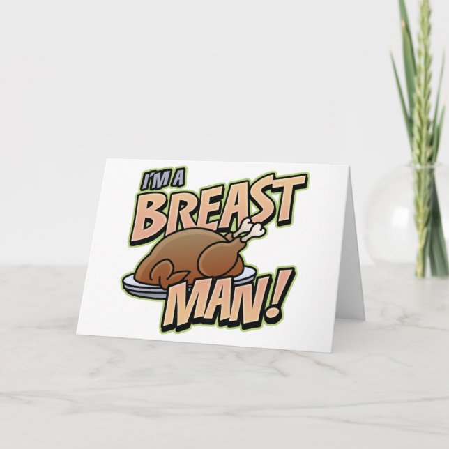 Tarjeta de felicitación divertida del hombre del (Anverso)