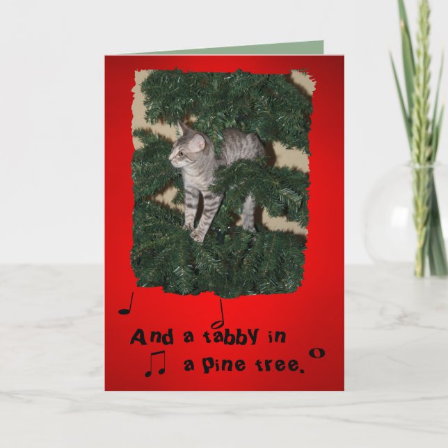 Tarjeta de felicitación divertida del navidad del (Anverso)