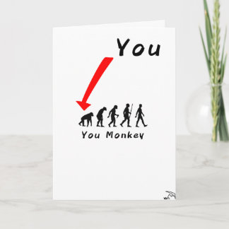 Tarjeta de Felicitación Divertida Doblada