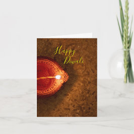 tarjeta de felicitación Diwali personalizada