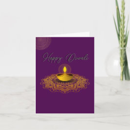 tarjeta de felicitación Diwali personalizada