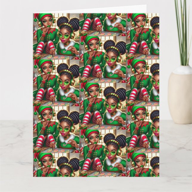 Tarjeta de felicitación doblada (Anverso)