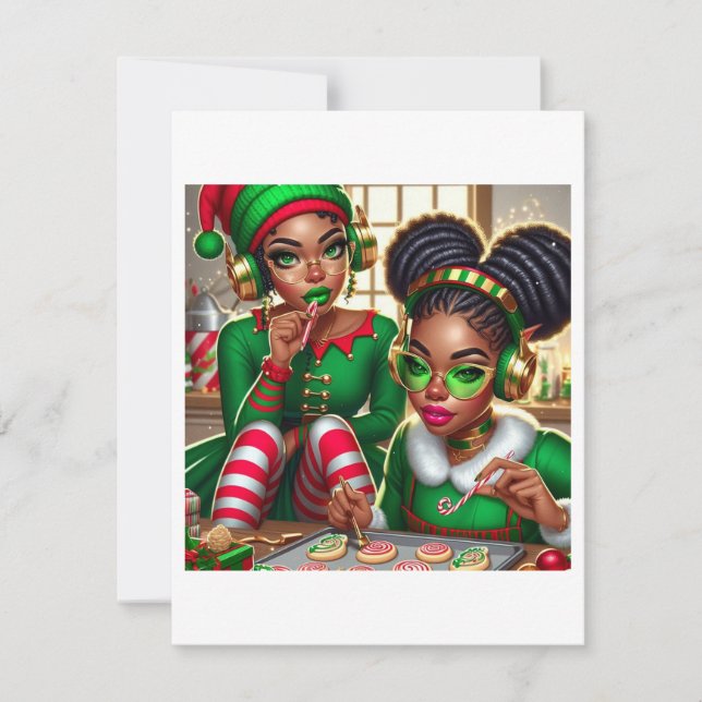 Tarjeta de felicitación doblada (Anverso)