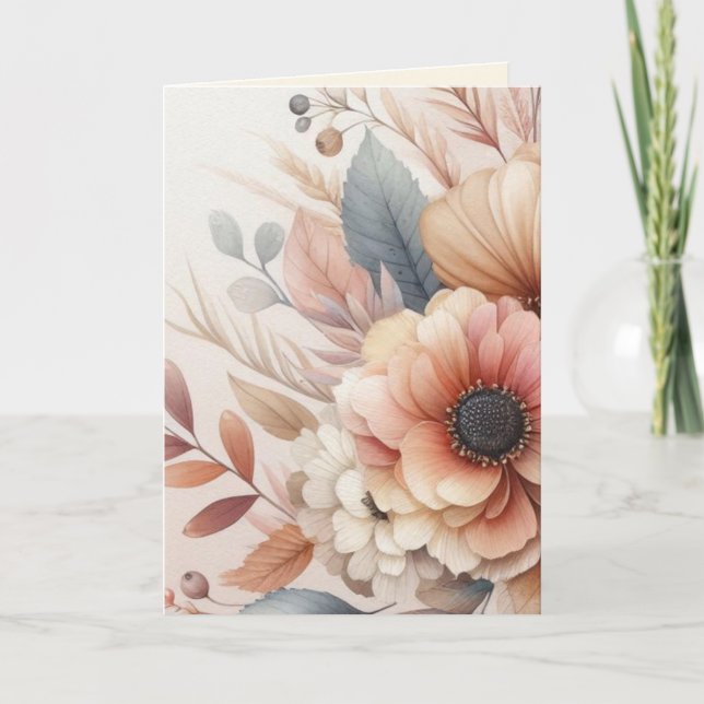 Tarjeta de felicitación doblada (Anverso)