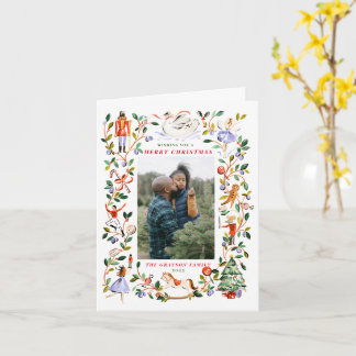 Tarjeta de felicitación doblada