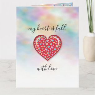 Tarjeta de felicitación doblada