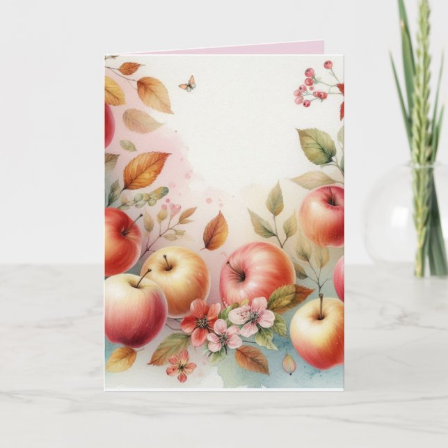 Tarjeta de felicitación doblada (Anverso)