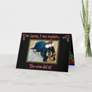 Tarjeta de felicitación doblada