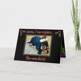 Tarjeta de felicitación doblada