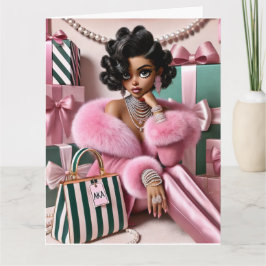 Tarjeta de felicitación doblada