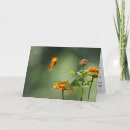 Tarjeta de felicitación doblada