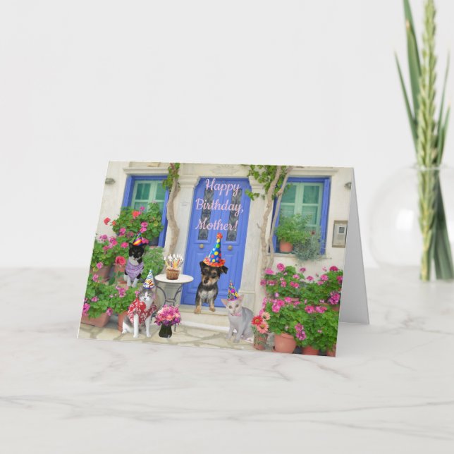 Tarjeta de felicitación doblada (Anverso)