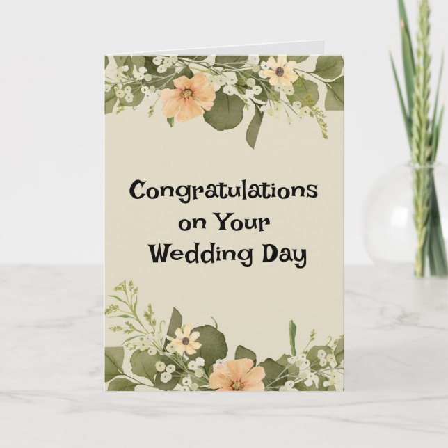 Tarjeta de felicitación doblada (Anverso)