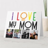 tarjeta de felicitación doblada amor mamá madre
