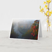 Tarjeta de felicitación doblada Biblia Verse Sympa