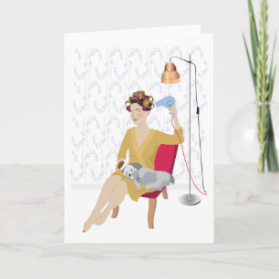 Tarjeta de felicitación doblada 'Bluebells'
