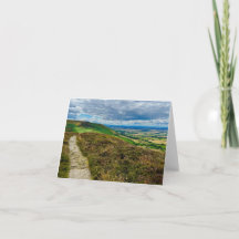 Tarjeta de felicitación doblada con foto de Yorksh
